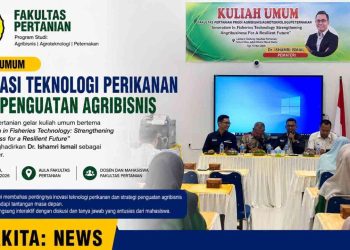 Fakultas Pertanian Gelar Kuliah Umum tentang Inovasi Teknologi Perikanan dan Penguatan Agribisnis