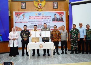Pemkab Aceh Tengah Hibahkan Lahan 1.500 M² untuk BNNK, 60 Kepala Dinas Jalani Tes Urine