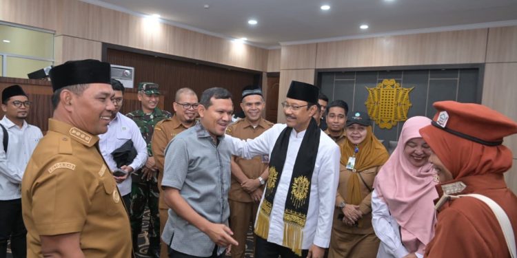 Wagub Aceh Bersama Menteri Sosial Hadiri Open House Sekolah Rakyat di Aceh Besar