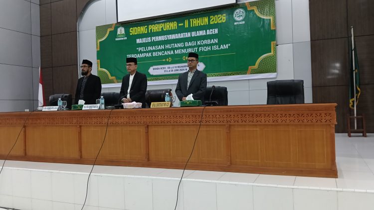 Sidang Paripurna MPU Aceh, 48 Ulama Aceh Bahas Nasib Utang Korban Bencana