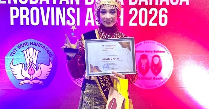 Mahasiswi Farmasi UUI Masuk Top 5 Duta Bahasa Aceh 2026, Buktikan Prestasi Tak Mengenal Batas Jurusan