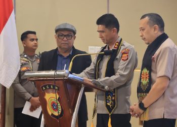 Kapolda Aceh Luncurkan Buku “Polda Aceh Meutuah: Sabe Ta Jaga Aceh Mulia”, Perkuat Sinergi Budaya dan Kamtibmas