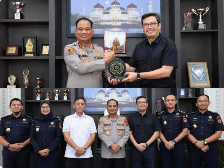 Perkuat Sinergitas, Kapolda Aceh Irjen Pol. Ruddi Setiawan Sambangi Kantor Bea Cukai