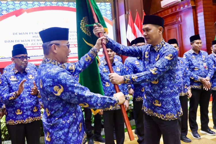 Sekda Aceh Muhammad Nasir Dilantik Sebagai Ketua KORPRI Aceh