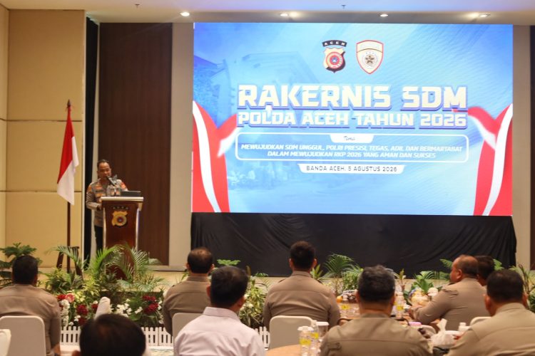 Kapolda Aceh Buka Rakernis SDM 2026, Tegaskan SDM Unggul Kunci Pelayanan Polri yang Profesional dan Humanis