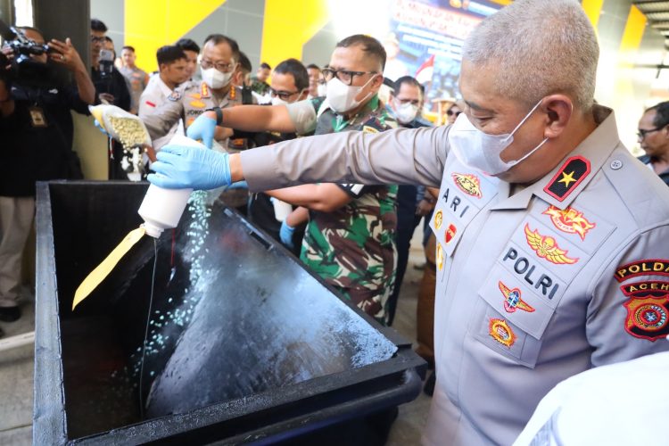 Pangdam IM Apresiasi dan Dukung Polda Aceh dalam Memberantas Narkotika